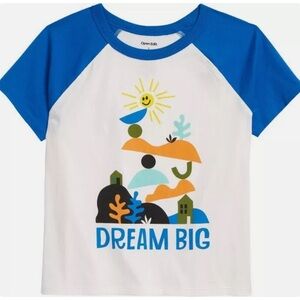Open Edit Dream Big Organic Cotton Tee size 2T NWT